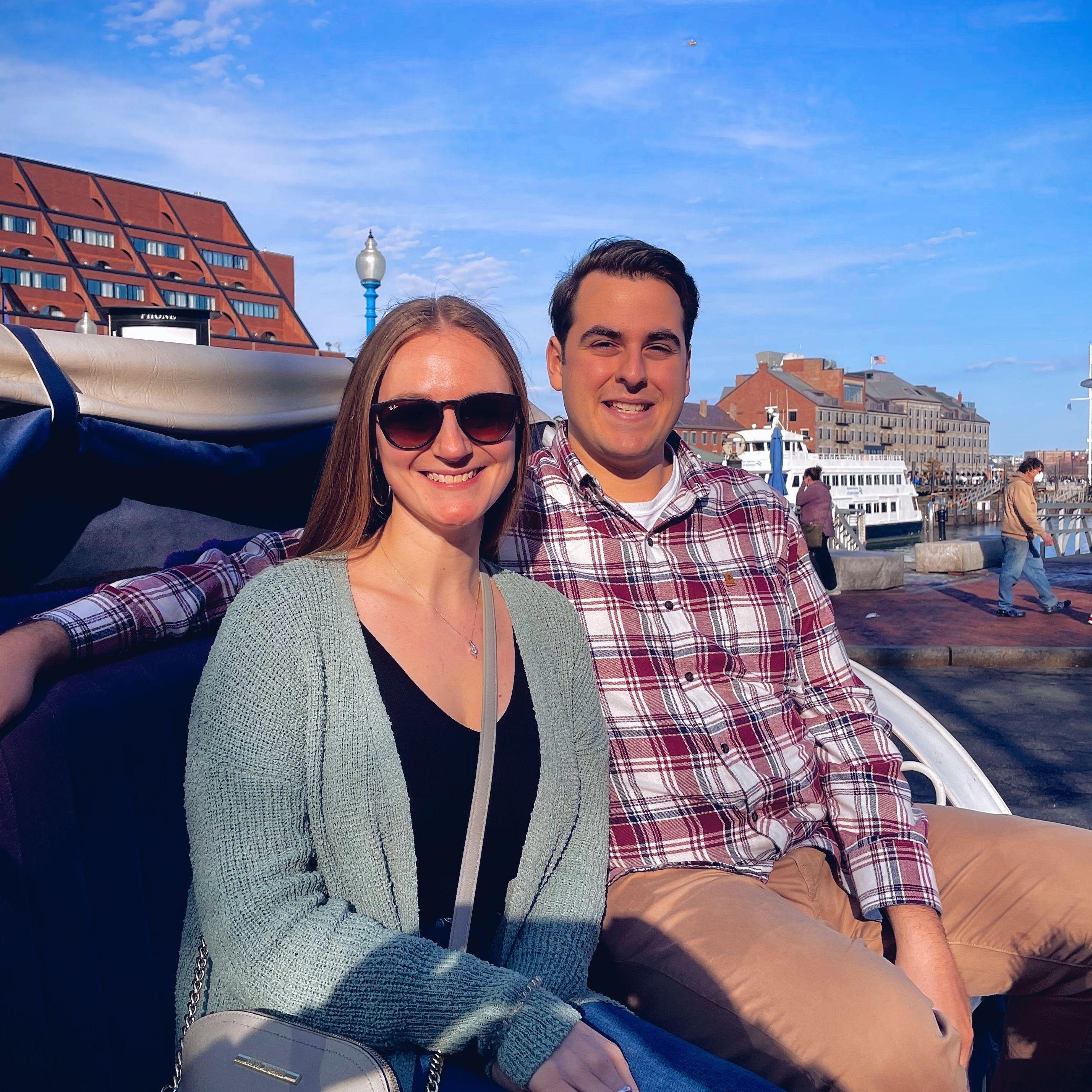 02.2022 - Spending our 5th Valentine's Days together in Boston on a horse drawn carriage ride