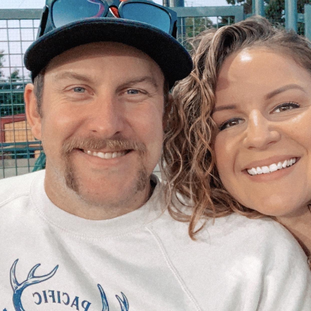 At a Tacoma Rainiers game, our favorite picture to date. Fun fact: Brandon’s handlebar ‘stache became his signature after it started as a joke but quickly won Nicole over on our first date.