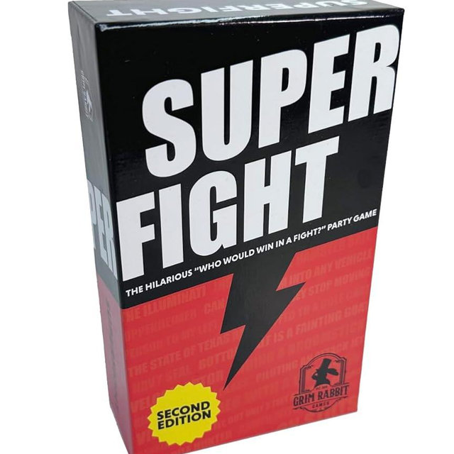 Grim Rabbit Superfight 2nd Edition – Absurd Arguments Party Card Game | Funny Adult Card Game with New Cards, Dice & Hilarious Debates