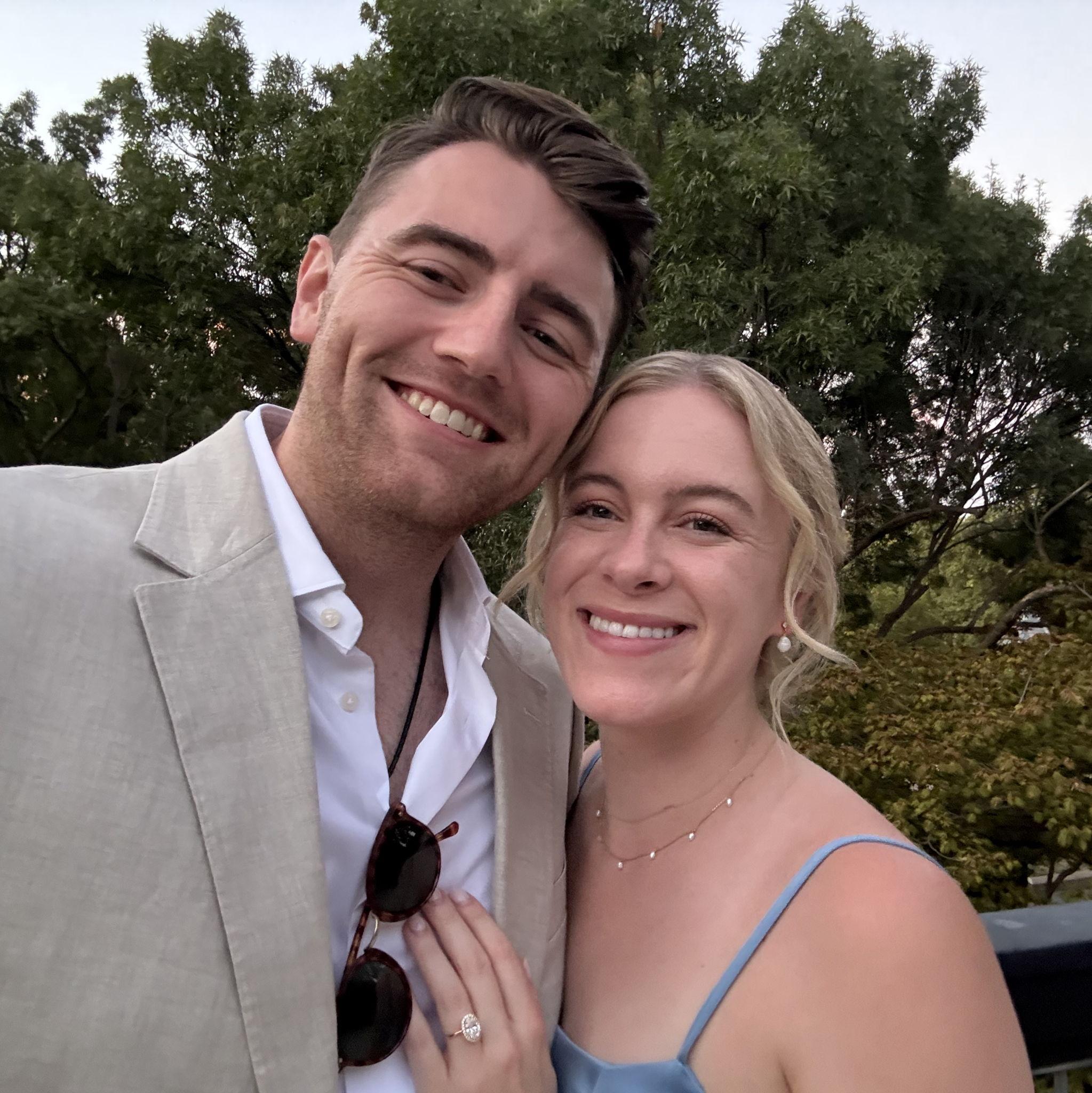 Celebrating Elizabeth's bridesmaid's wedding in August 2025
