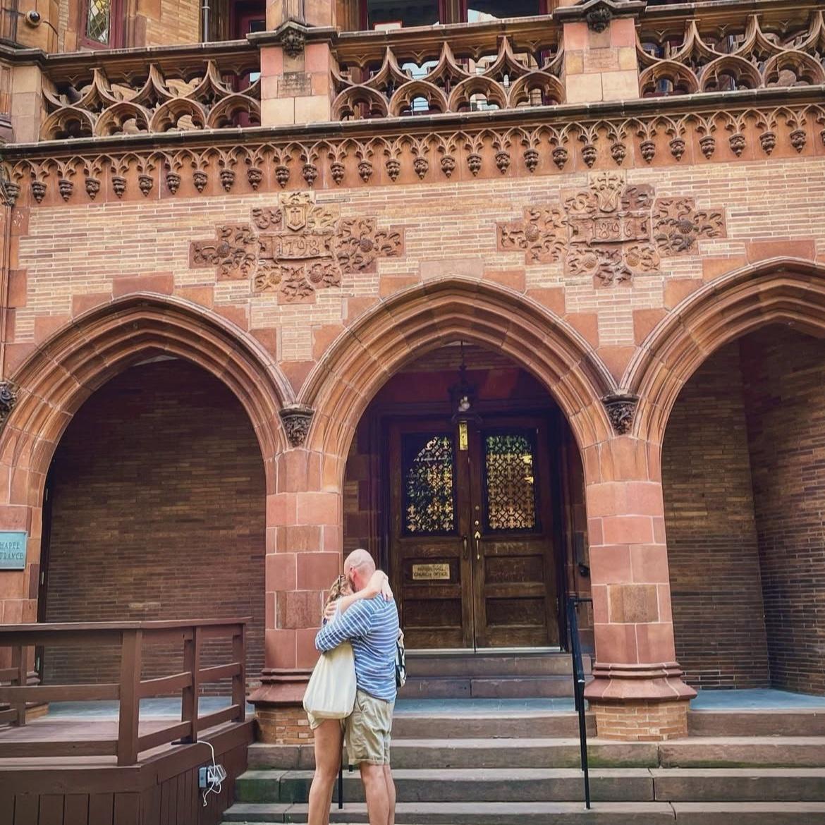 August 2024 - Luke proposed to Michelle outside of the church in NYC where they met, singing in choir