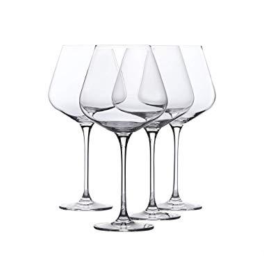Red Wine Glasses - Crystal Glass - Lead Free - Wine Glasses Set of 4 (29 Ounce)
