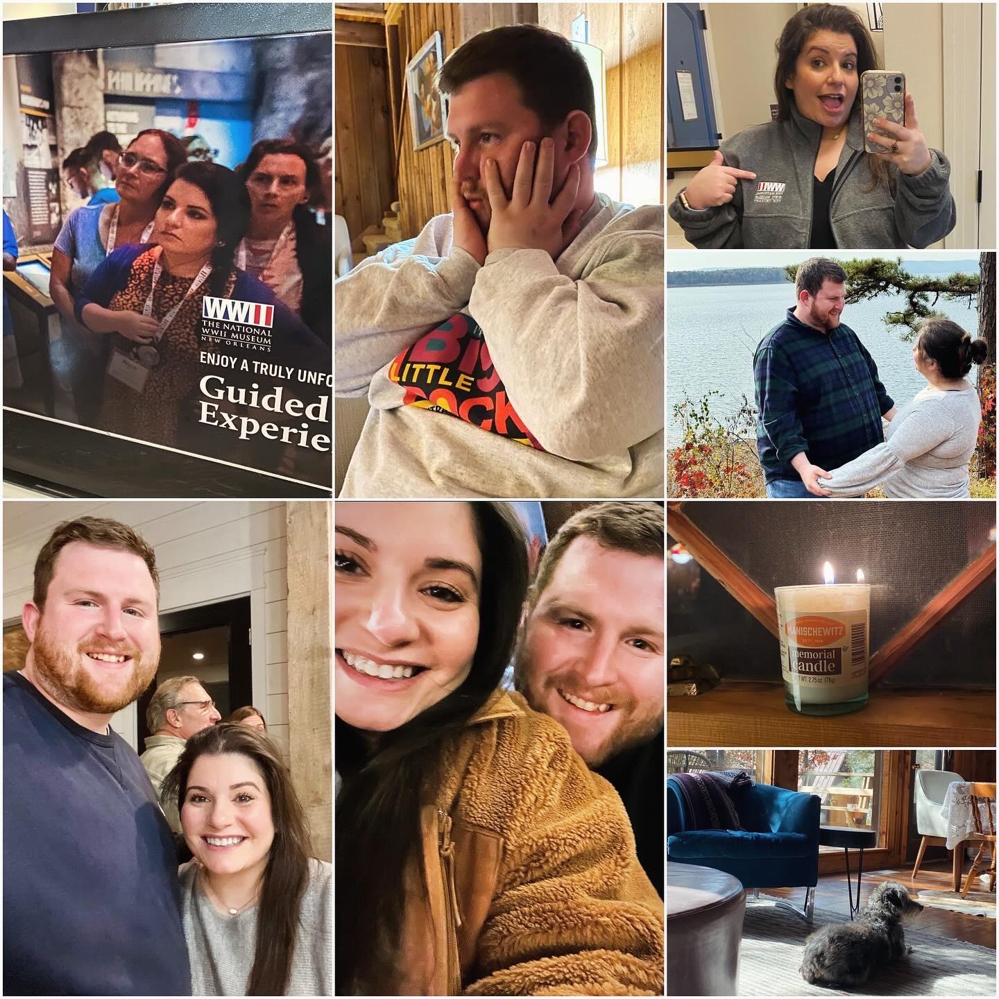 Fall at Tannenbaum Lodge and Alyce working with the National World War II Museum.