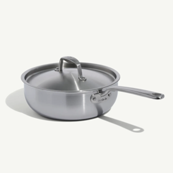 Stainless Clad Saucier | 3 QT | Made In