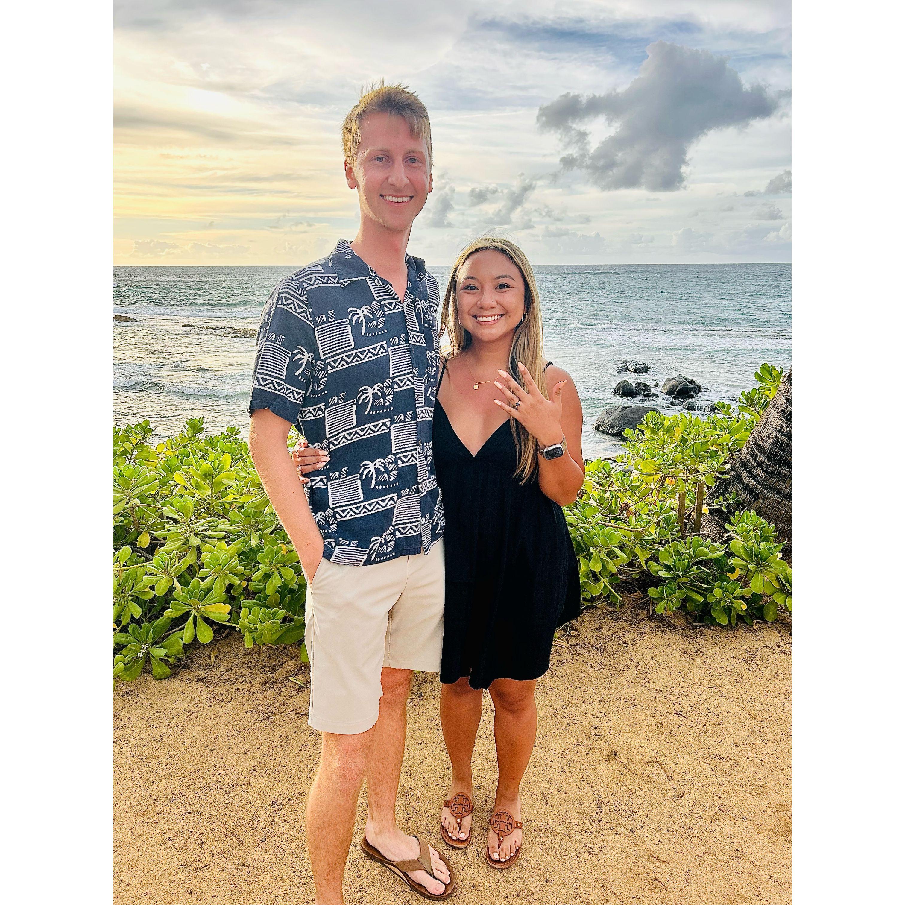 The one where Andrew proposes in Maui!