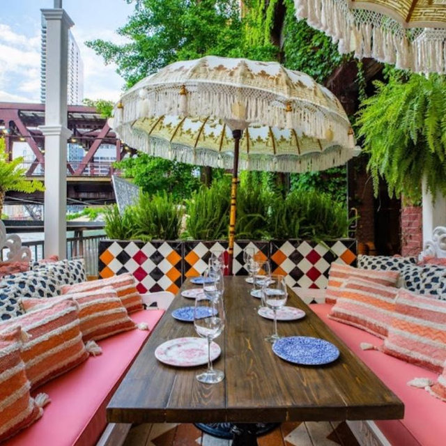 Dinner For Two at Beatnik on the River (Chicago)