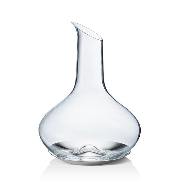 Georg Jensen Sky Wine Carafe Glass & Stainless Steel Coaster