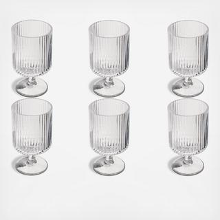 Mesa Acrylic Mini Stacking Wine Goblet, Set of 6
