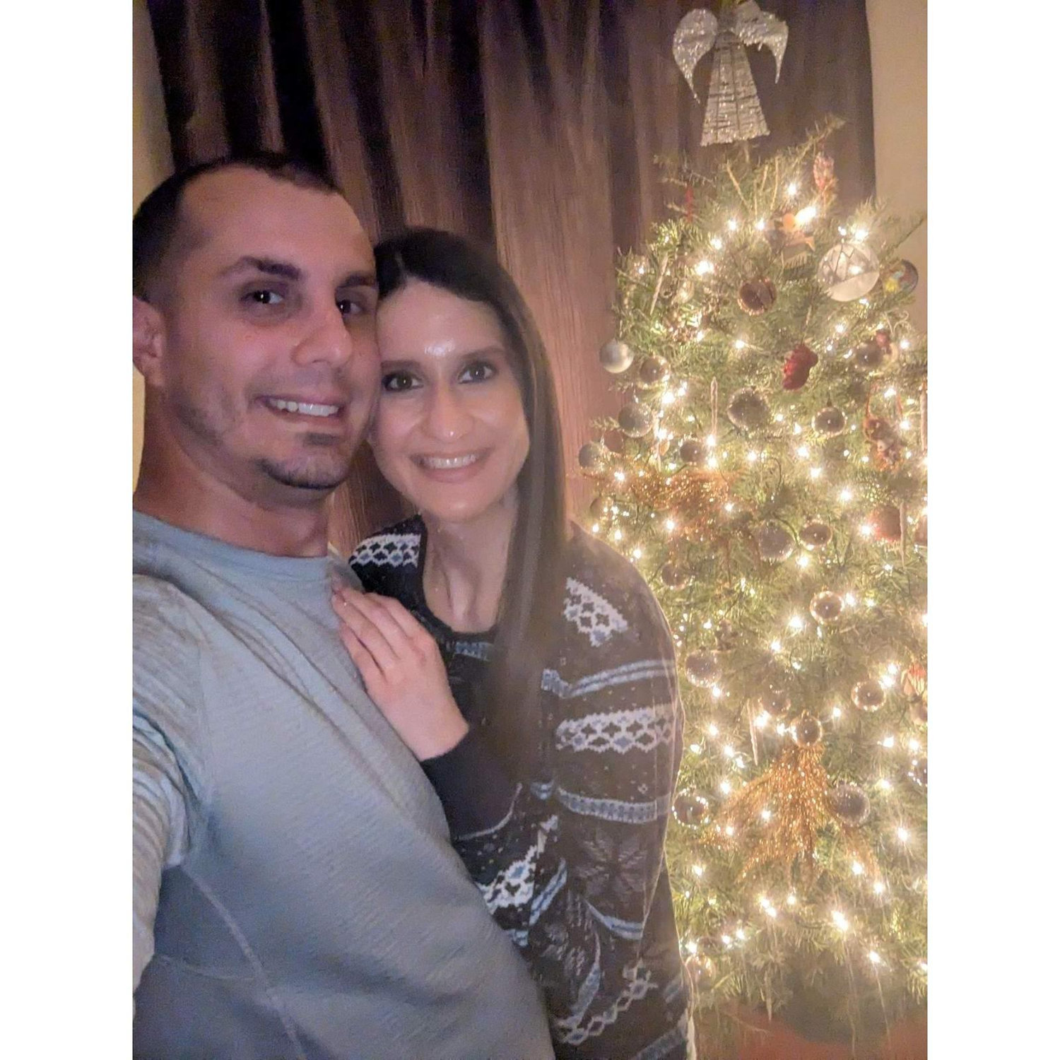 We handpicked our first real Christmas tree as a couple