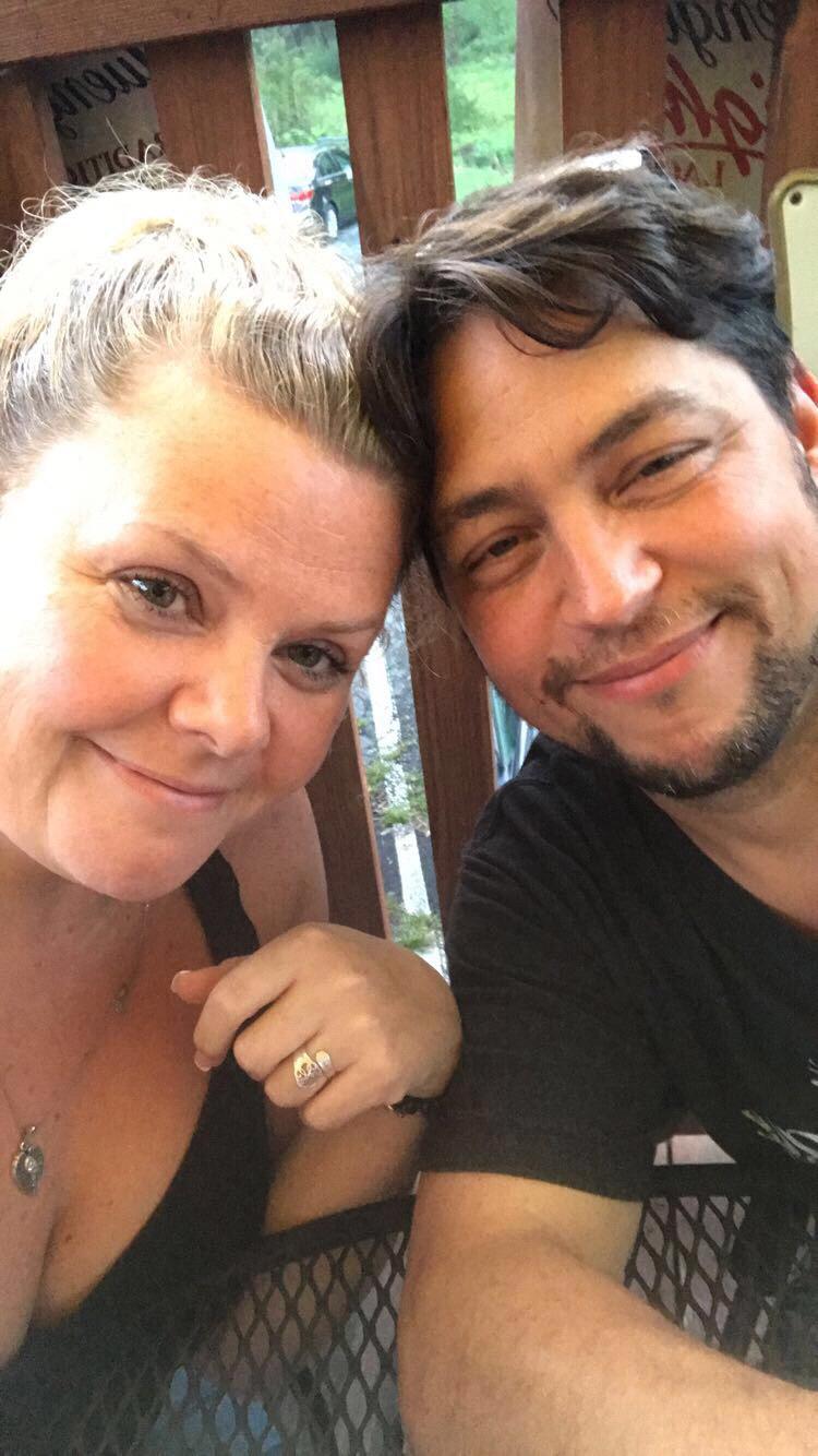 The very first selfie we took together.