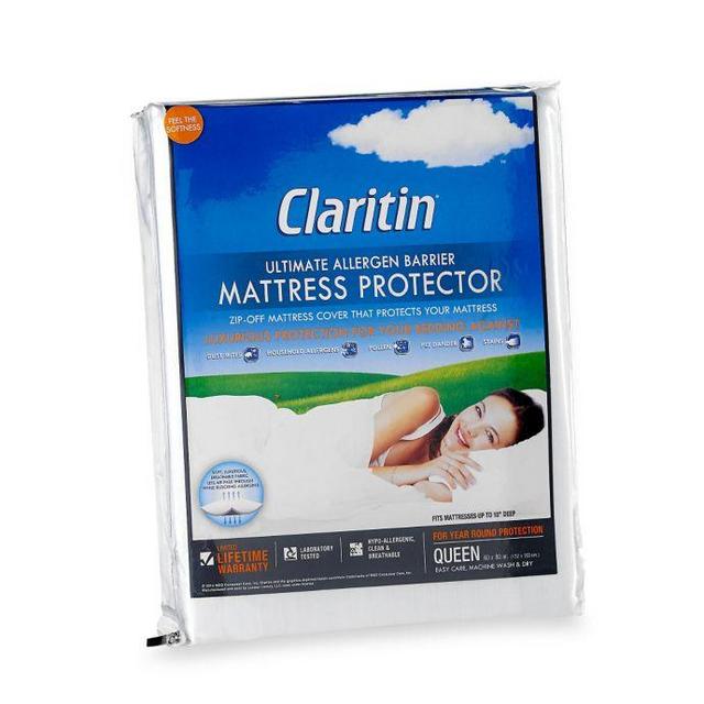 Claritin® Ultimate Allergen Barrier Embossed Full Mattress...