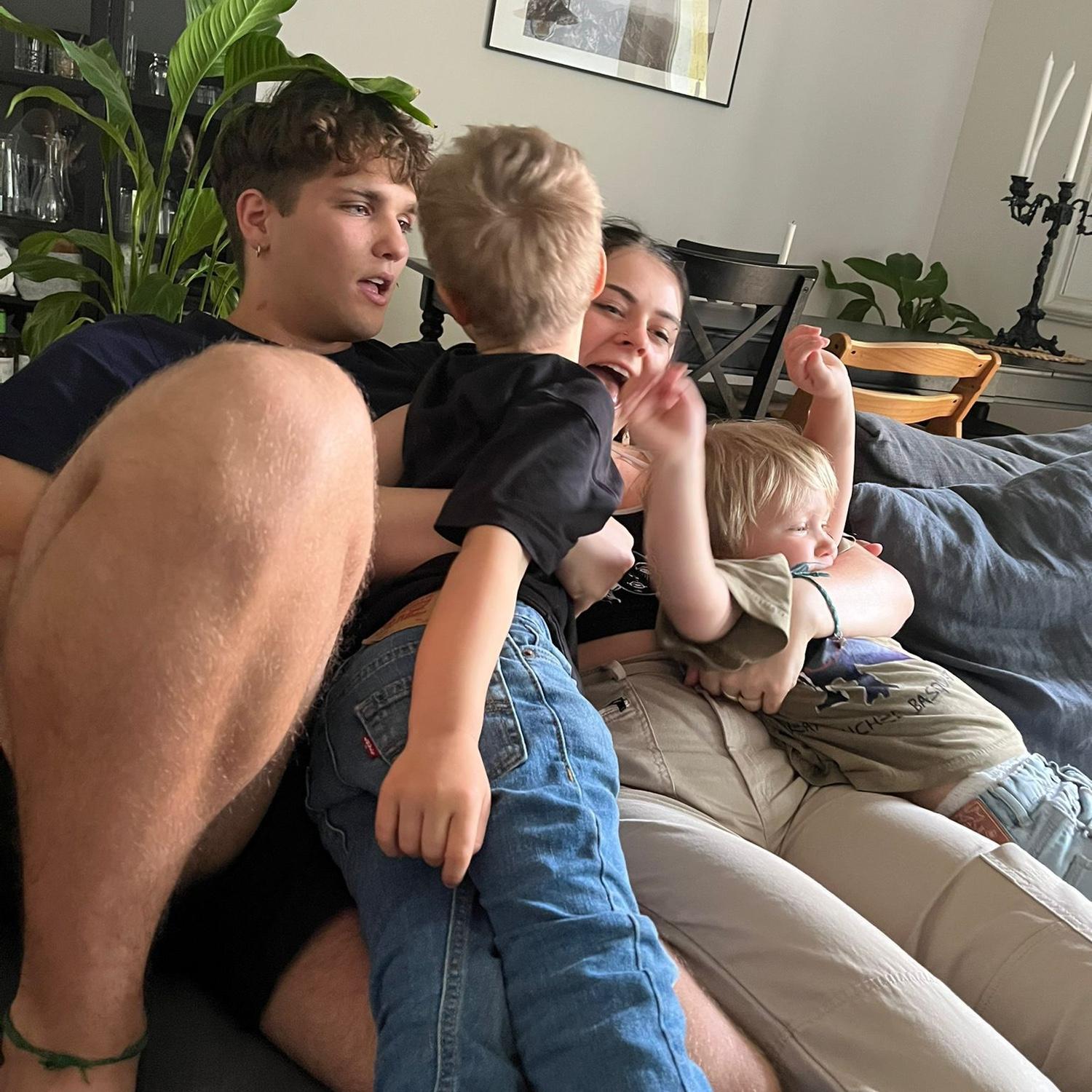 Hanging out with the nephews!