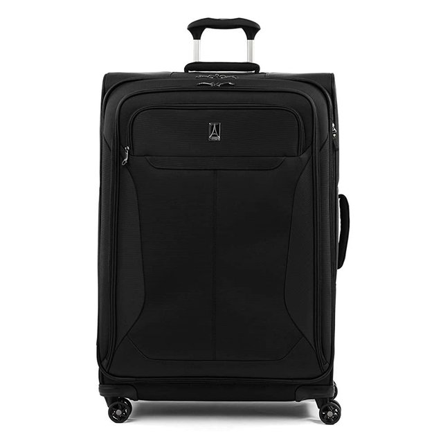 Travelpro Tourlite Softside Lightweight Expandable Spinner (Black, Checked-Large 29-Inch)