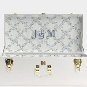 Petite Bridal Trunk - White