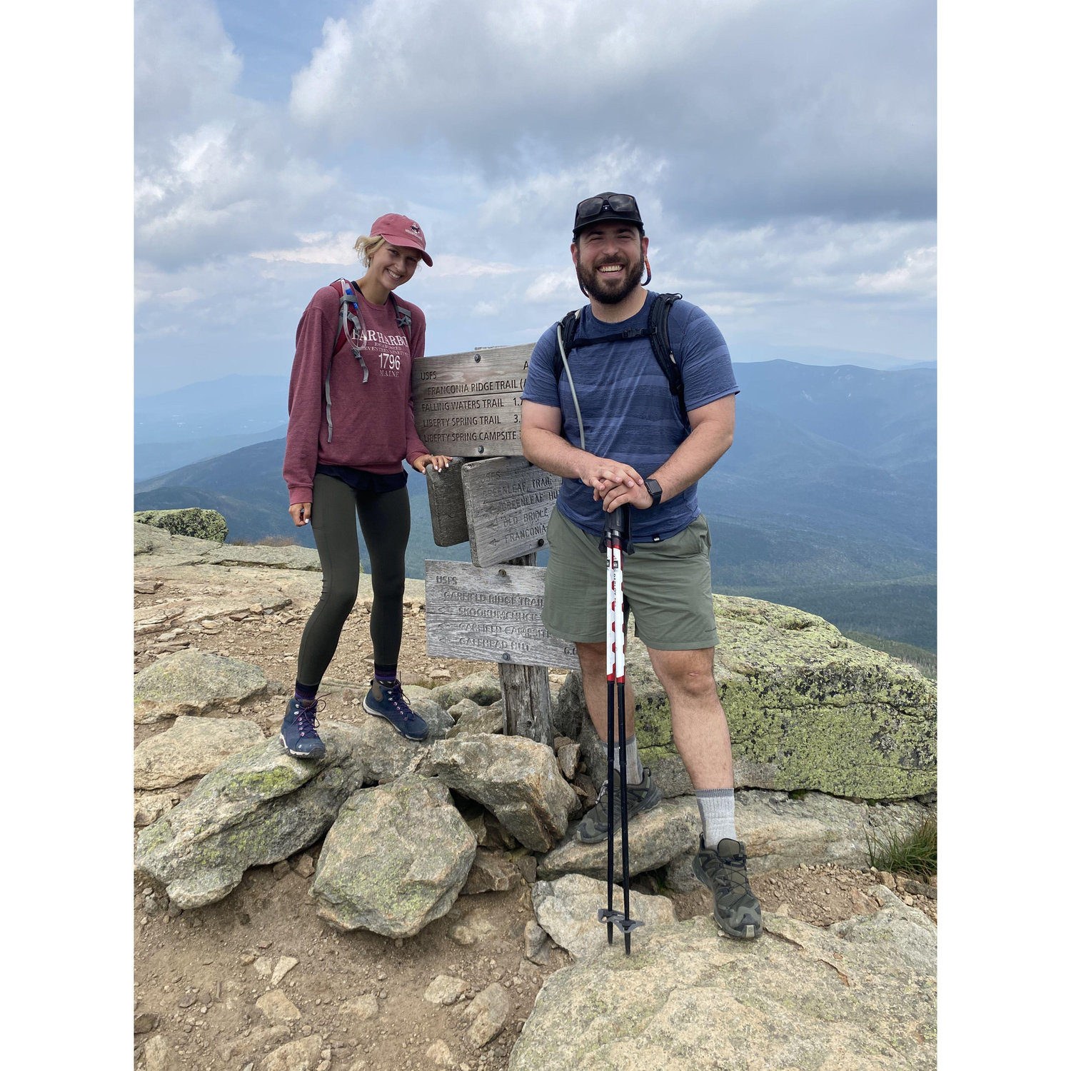 Franconia Ridge Trail, NH for Josh's 29th birthday - August 2021