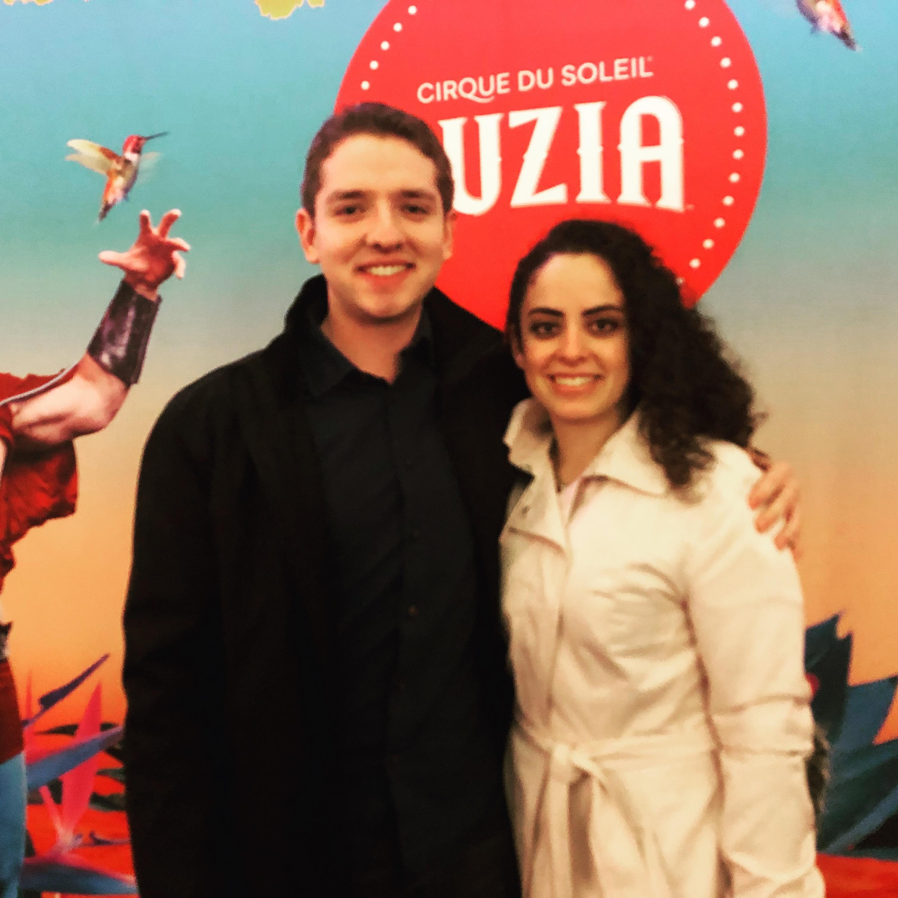 Enjoying the world of Cirque du Soleil!