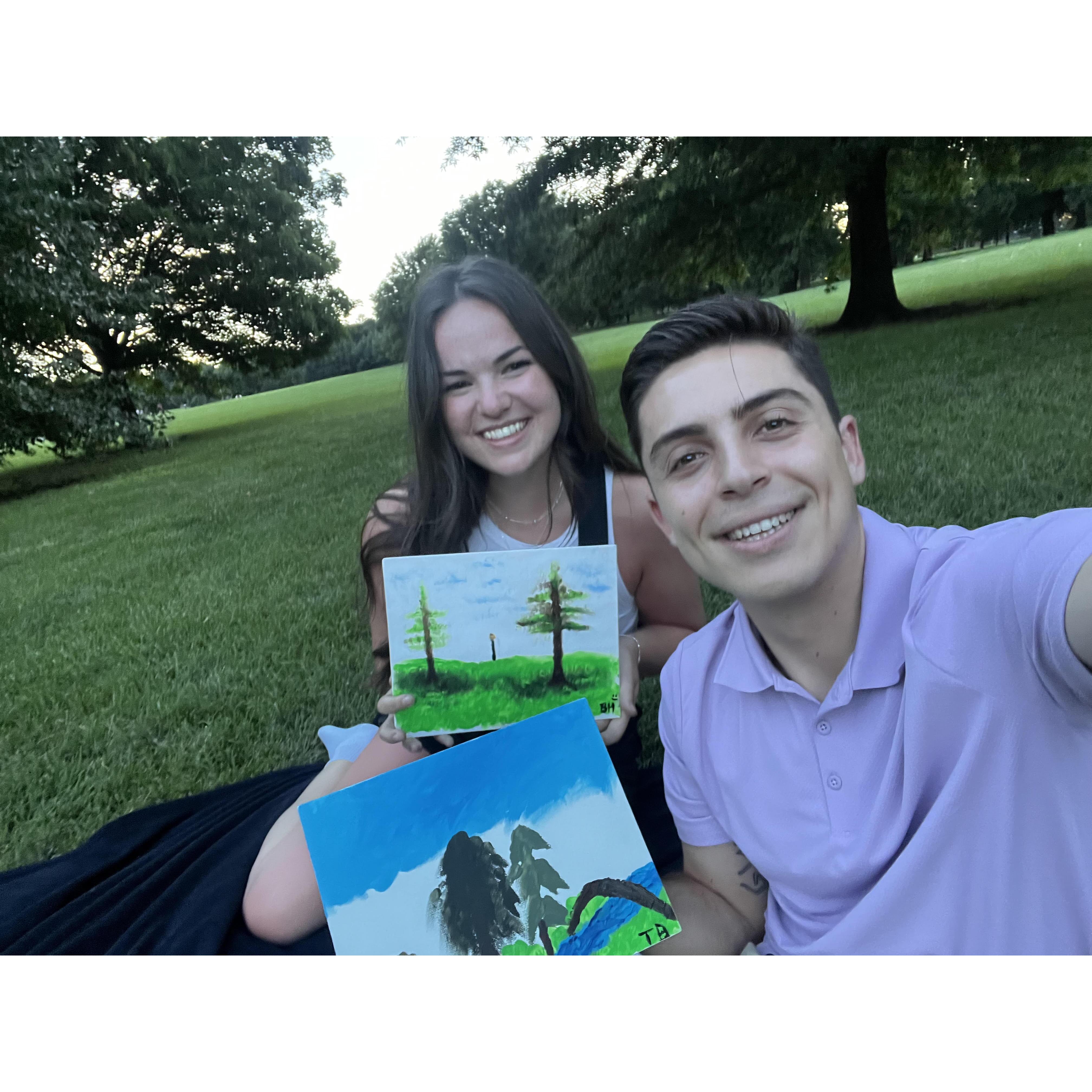 Our first date!