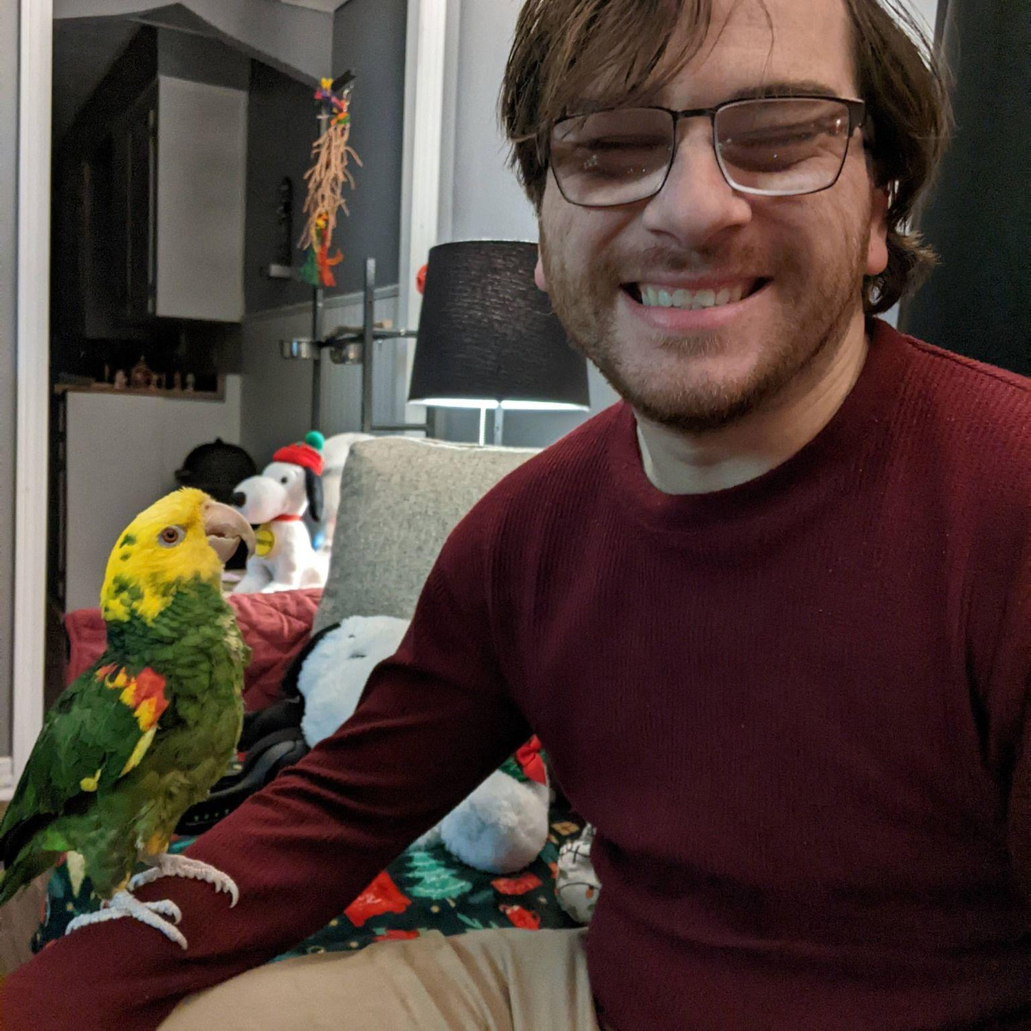 Mango loves his Dad!