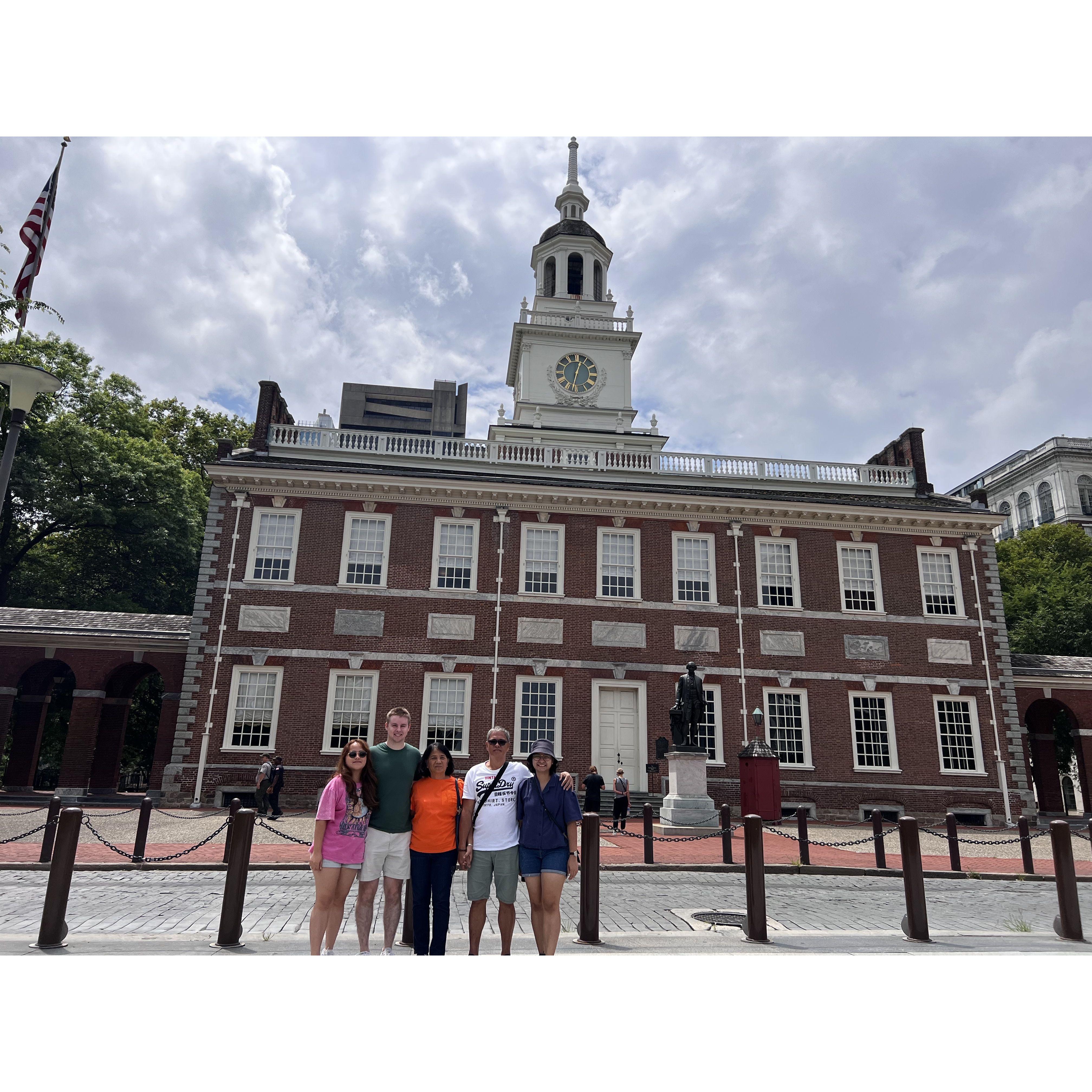 East Coast Road trip with Kat's family