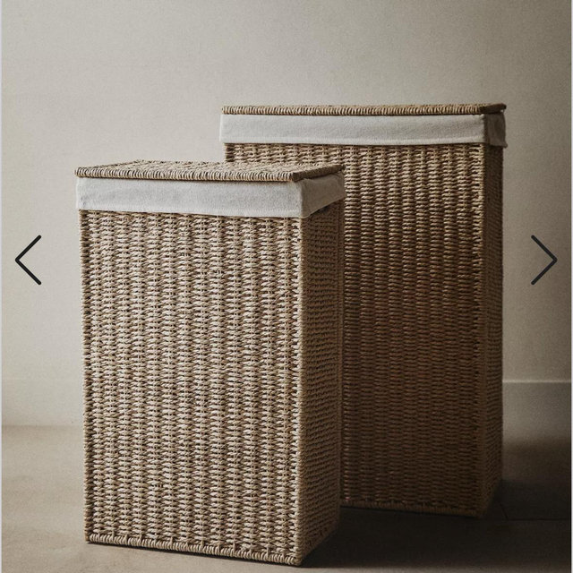 FABRIC-LINED LAUNDRY HAMPER | Zara Home United States of America