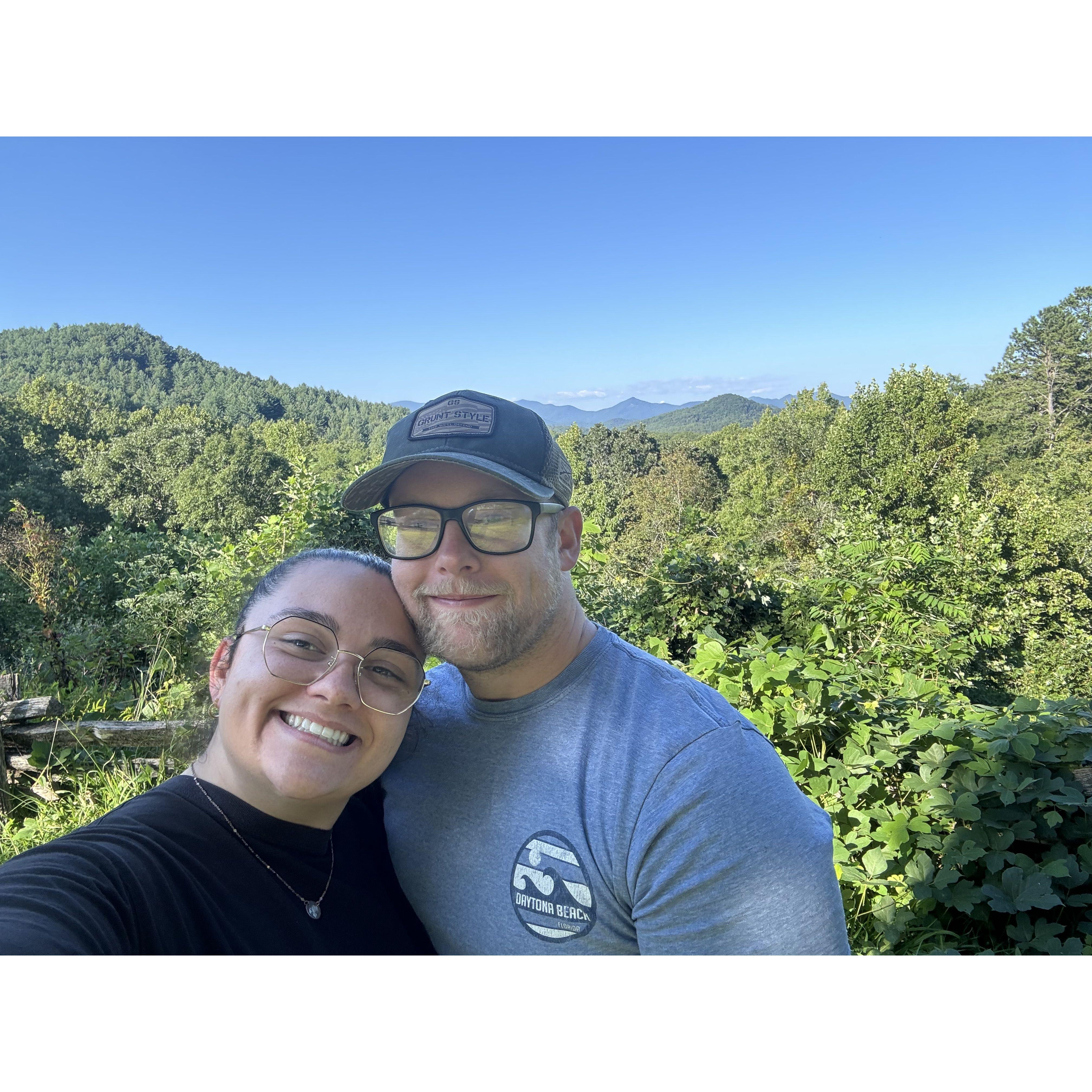 One of our many driving adventures in the mountains