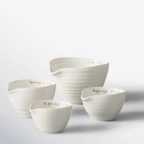 Portmeirion Sophie Conran White Measuring Cups 5.5" (Set of 4)