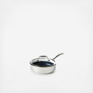 Clad Xtreme Ceramic Saute Pan with Lid