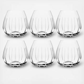 Teardrop Red Wine Glass, Set of 6