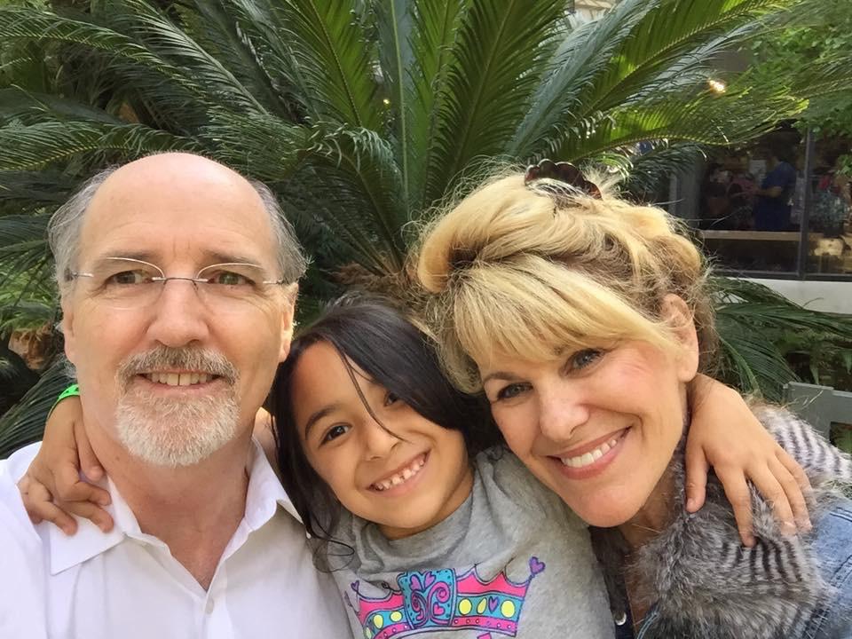 With Makayla at the La Brea Tar Pits