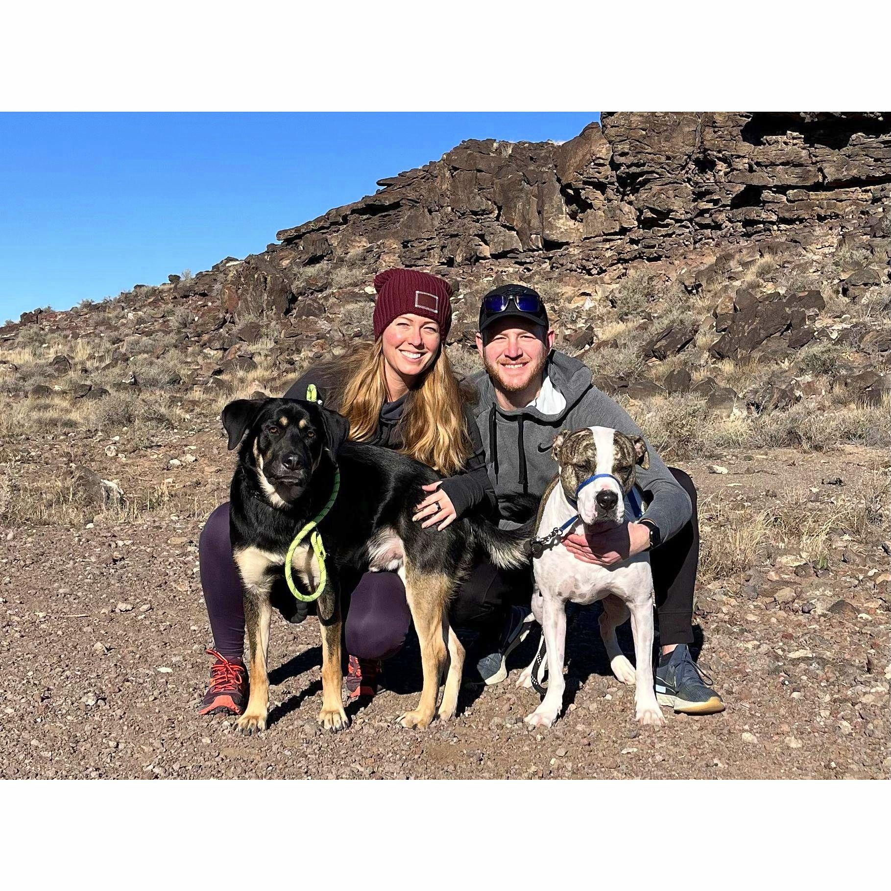 First family photo of all four of us.