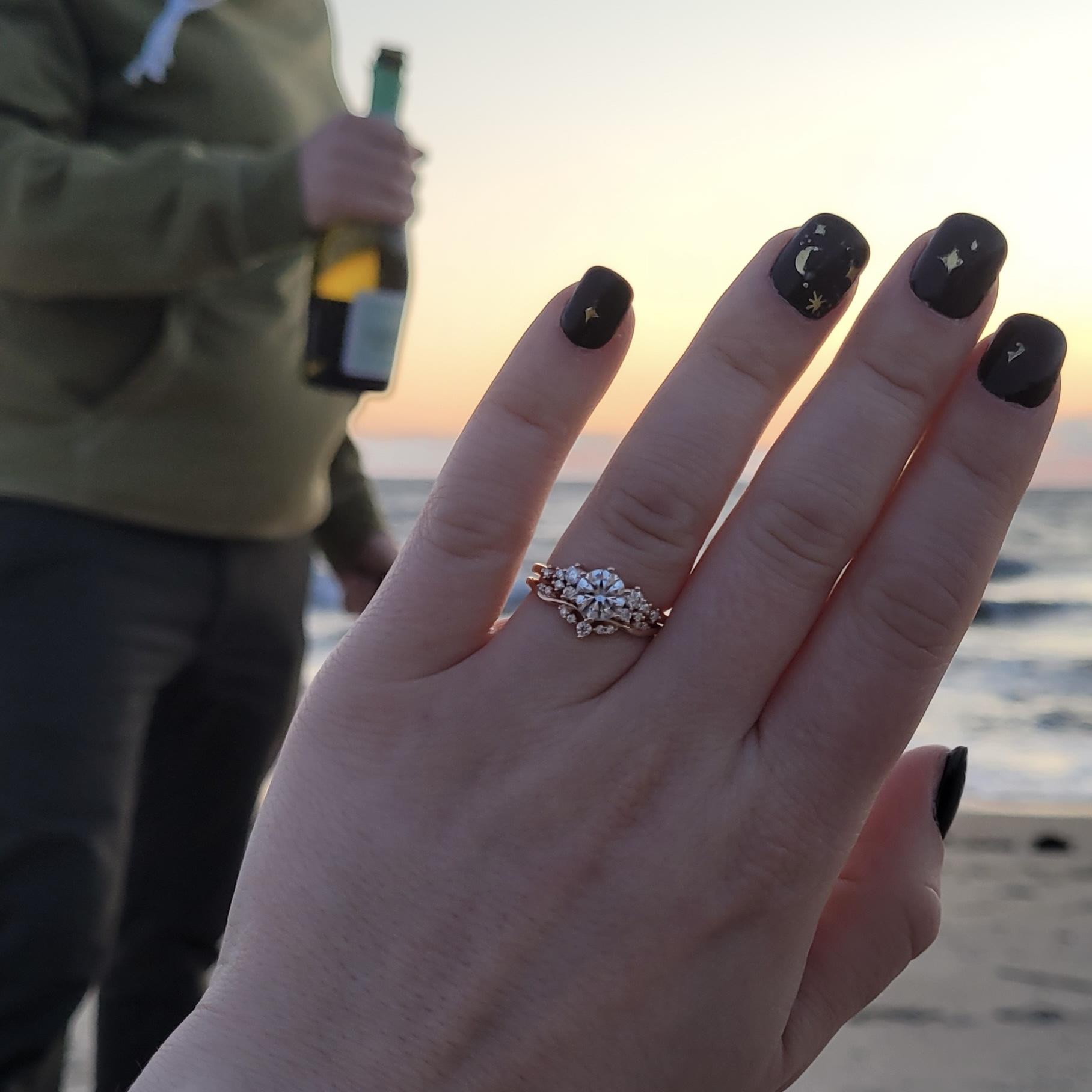 She said yes! Engaged on May 31st, 2025 at Cape May.