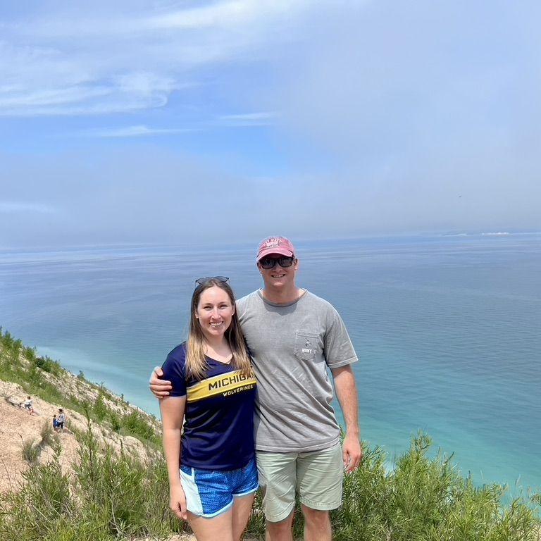 Luke's first time in MI! 
Sleeping Bear Dunes, MI
