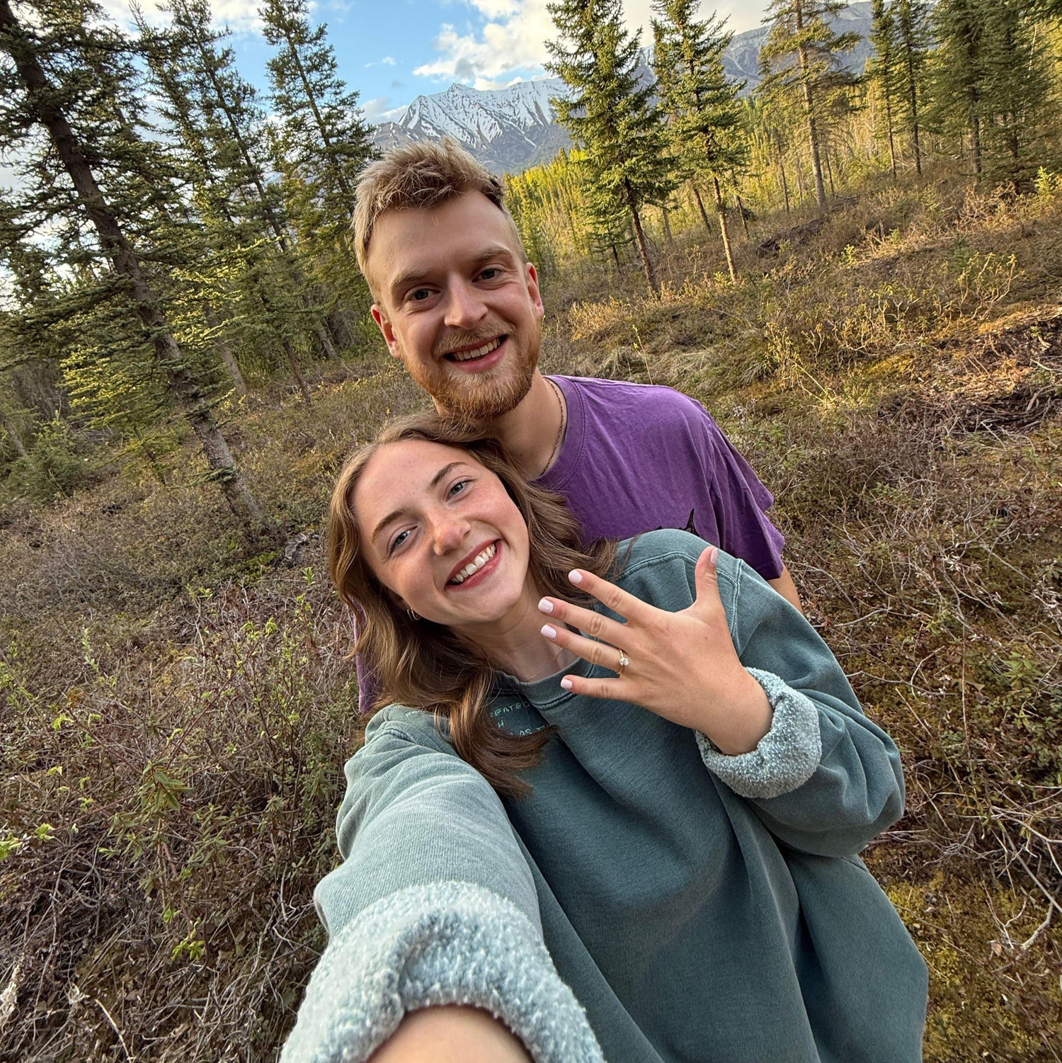 WE'RE ENGAGED! what a blessing and what a joy :)