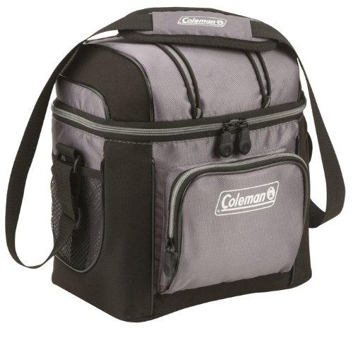 Coleman 9-Can Soft Cooler With Hard Liner, Color: Gray