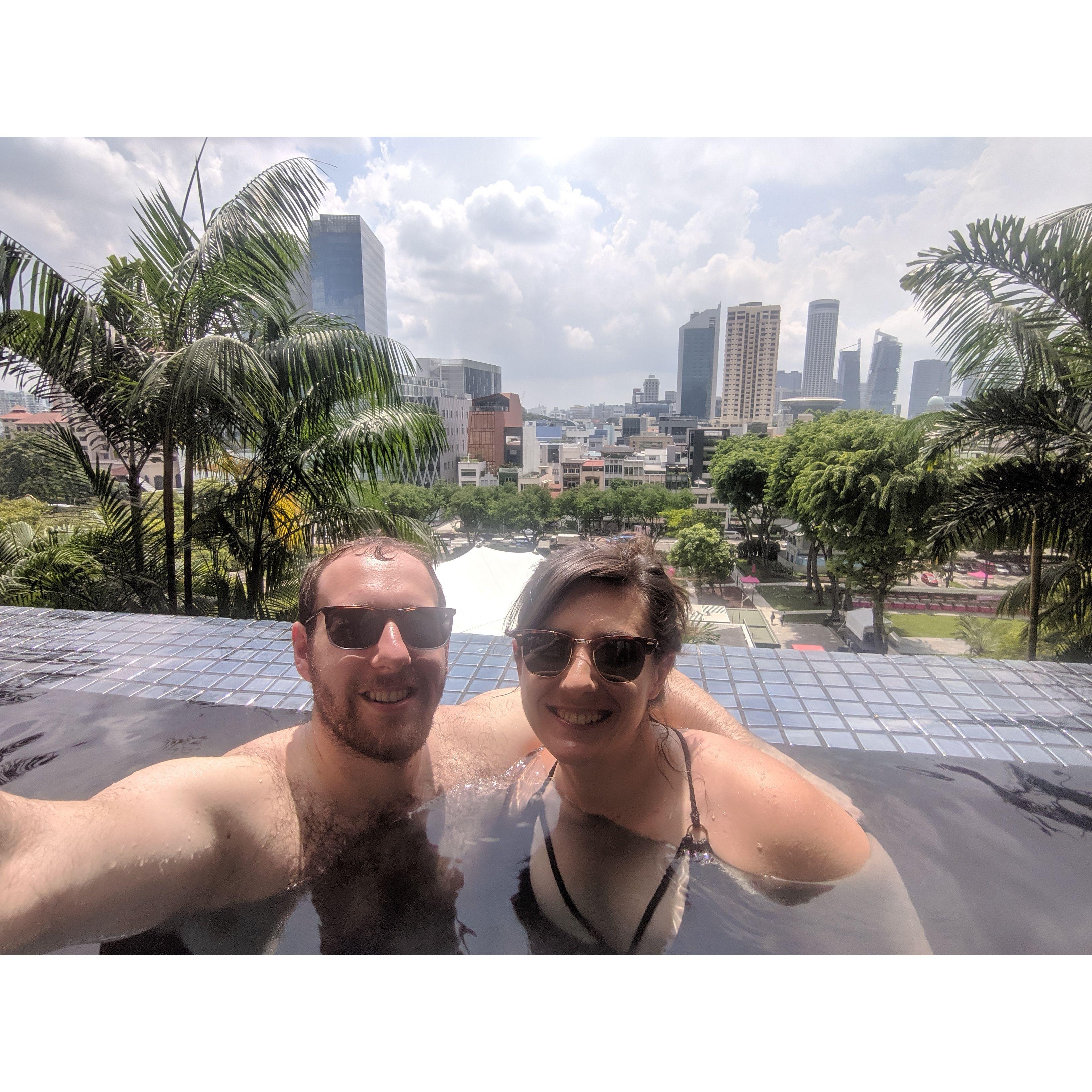On our trip to Singapore!
