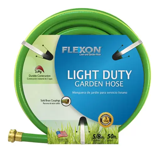 FLEXON 5/8-in x 50-ft Light-Duty Vinyl Green Hose