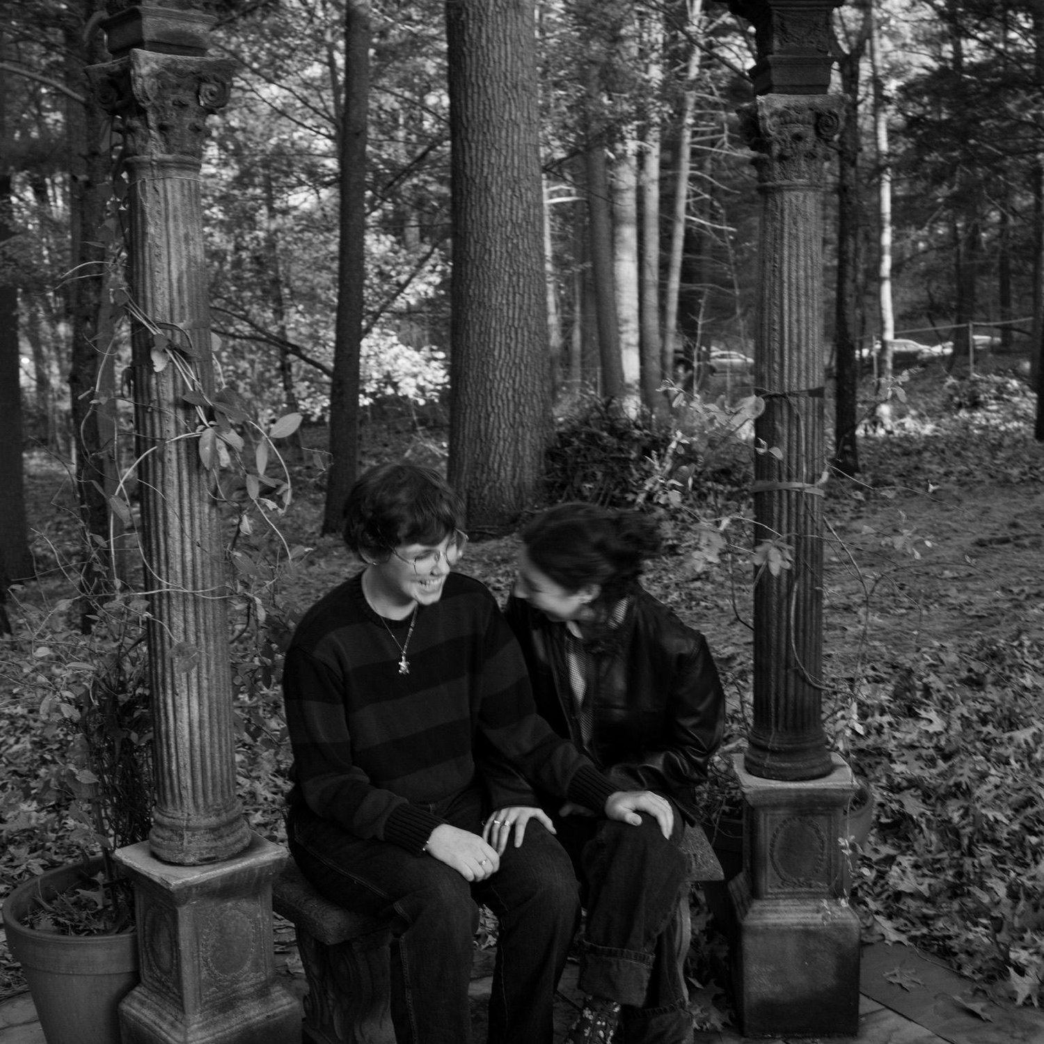 Mia and I did some engagement photos at 88 Milton. This photo was taken on the same bench where Mia and I first talked about getting married.