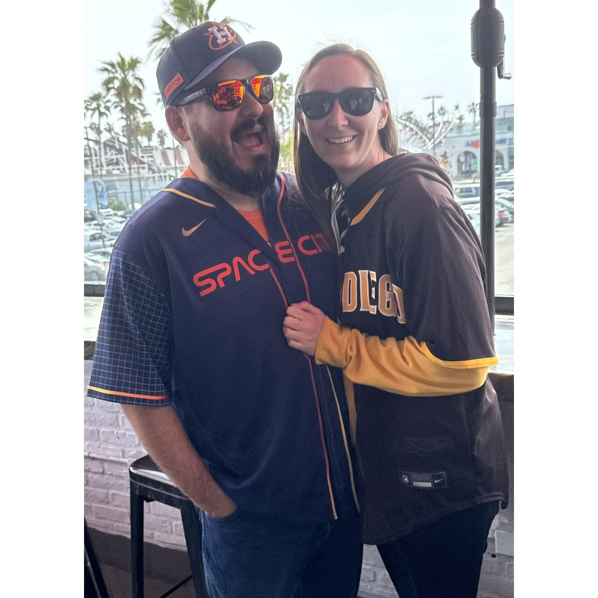 Can you tell we like to watch baseball?