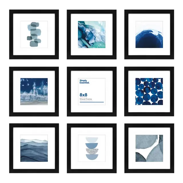 SIMPLY ESSENTIAL 9 PIECE SET 8X8 MATTED