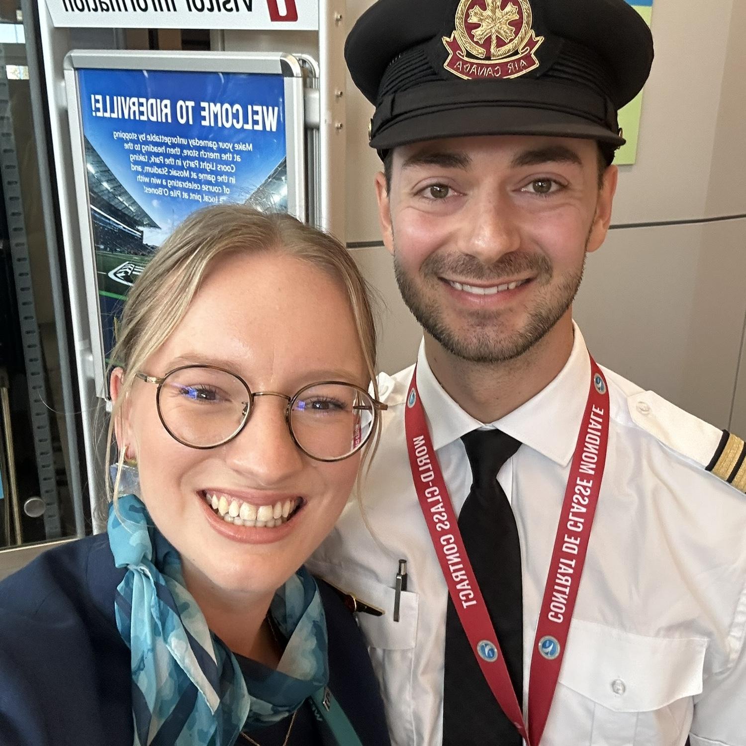Running into each other at work in Regina Saskatchewan