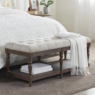 Highland Tufted Accent Bench