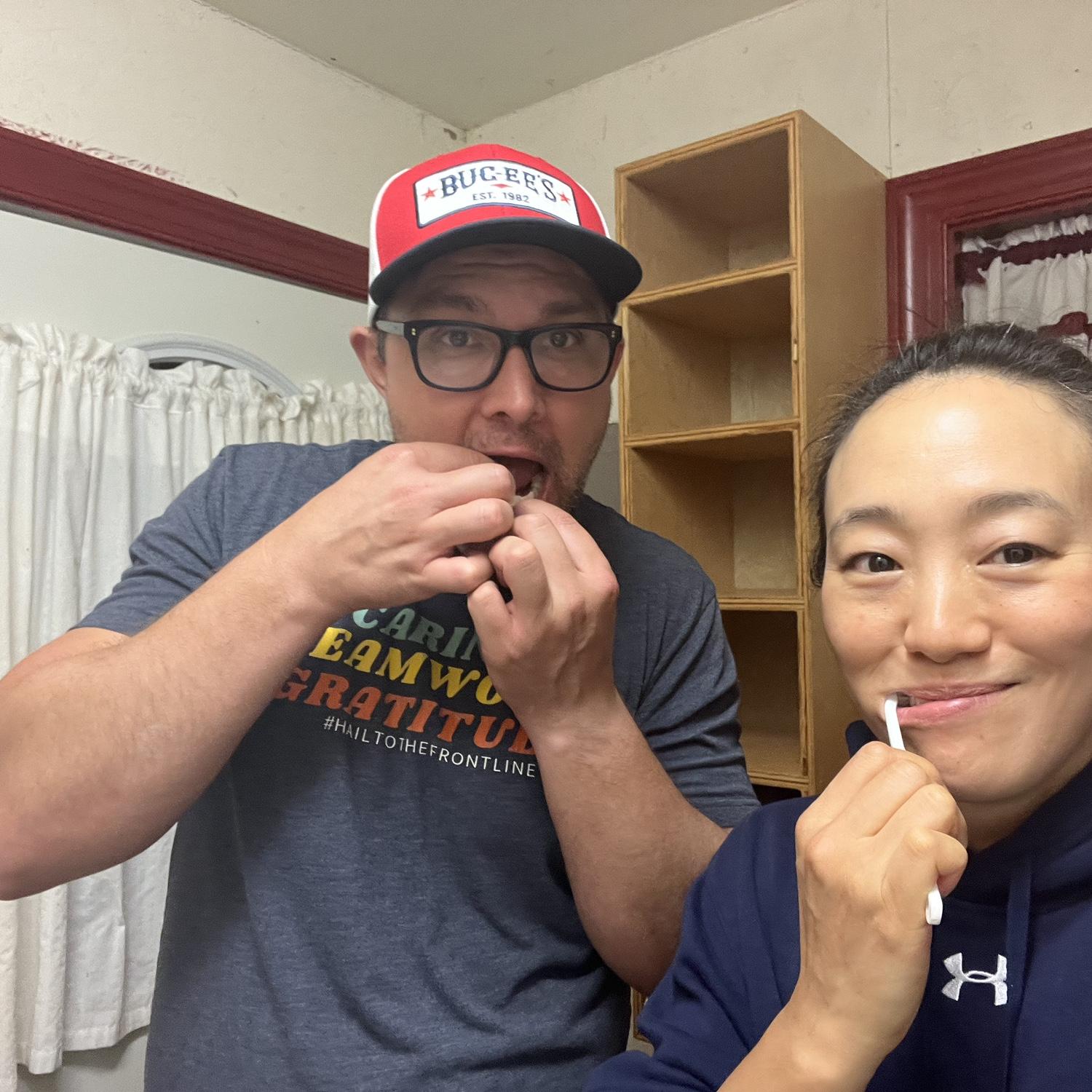 Those who floss together stay together