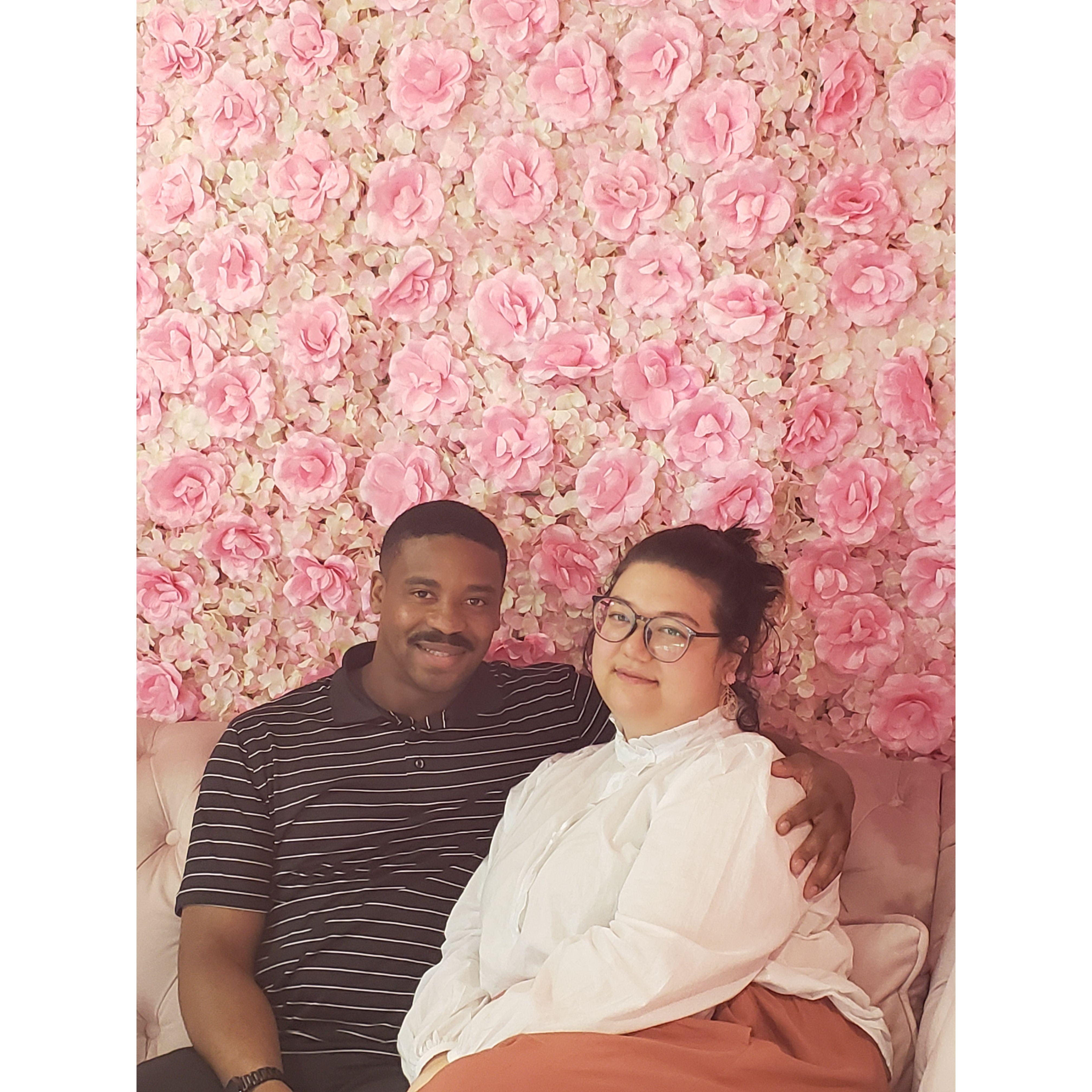 My birthday was at a cute cafe