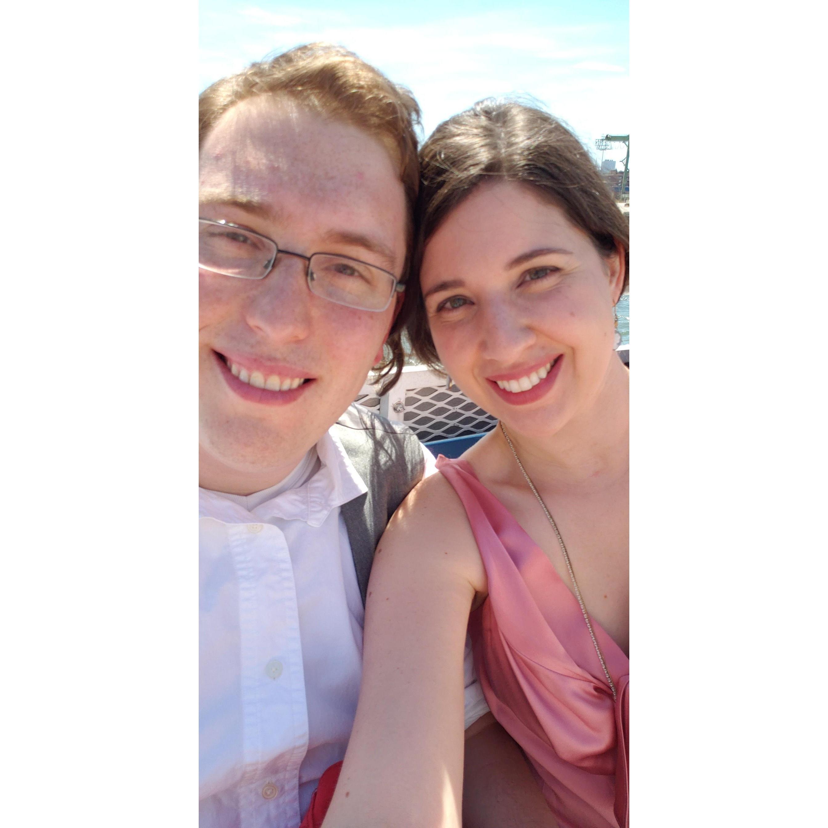 Governor's Island, June 2018. On our way to the Jazz Age Lawn Party, an (almost) yearly tradition!