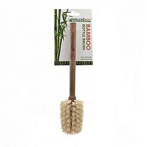 NatureZway Bamboo Kitchen Bottle Brush in Natural