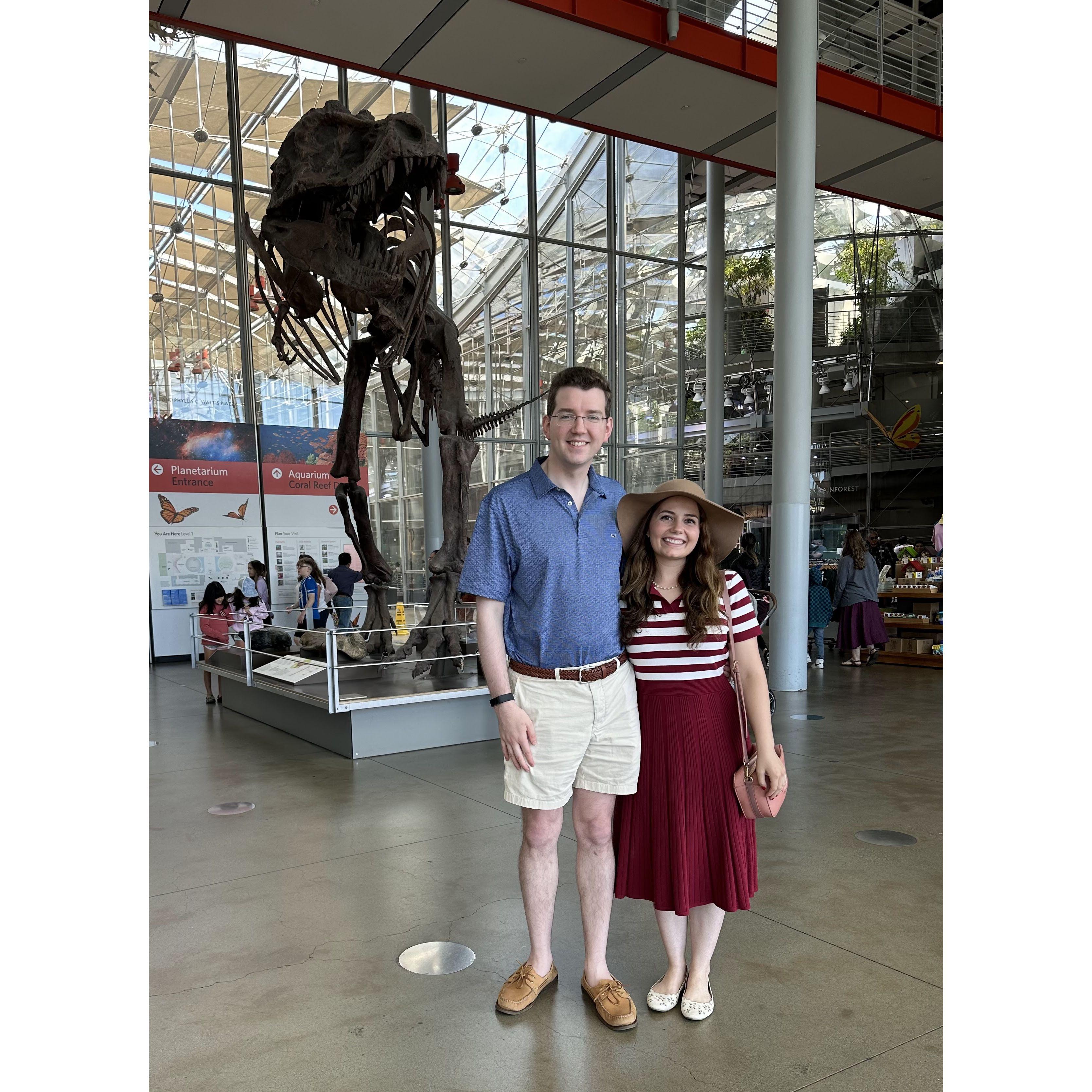 We found Rexy at the CA Academy of Sciences in San Francisco