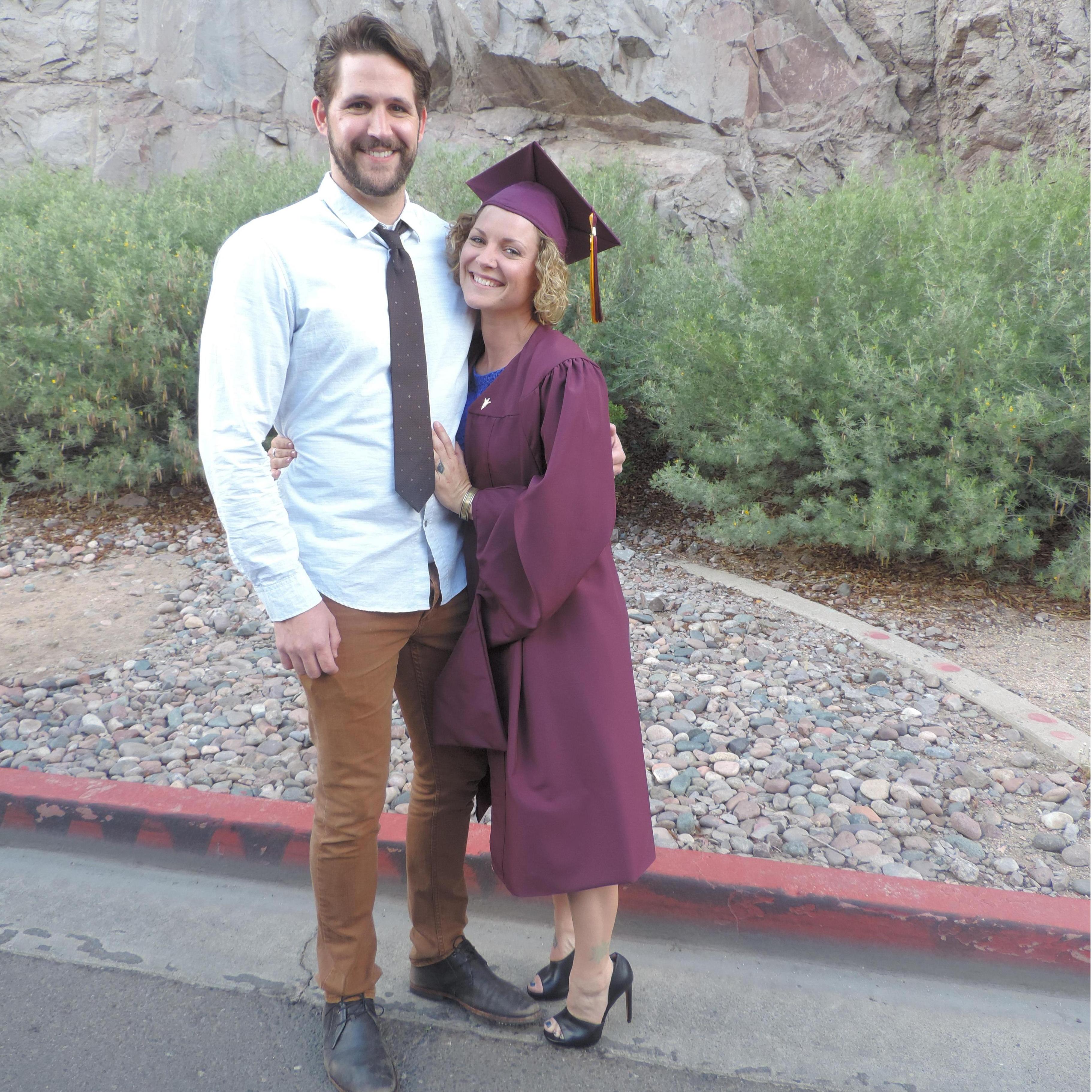 My Master's Graduation Ceremony at ASU.