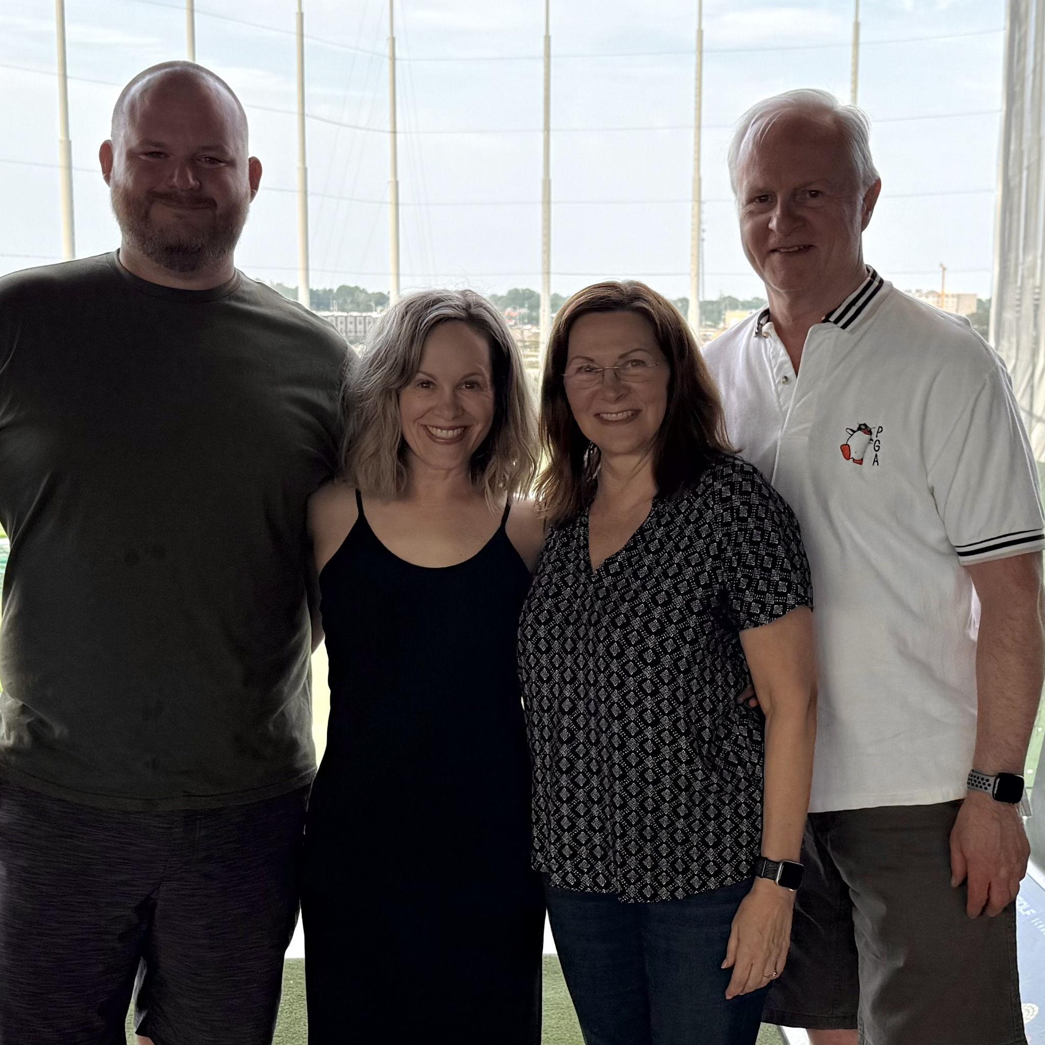 Some family competition at Top Golf - so much fun!