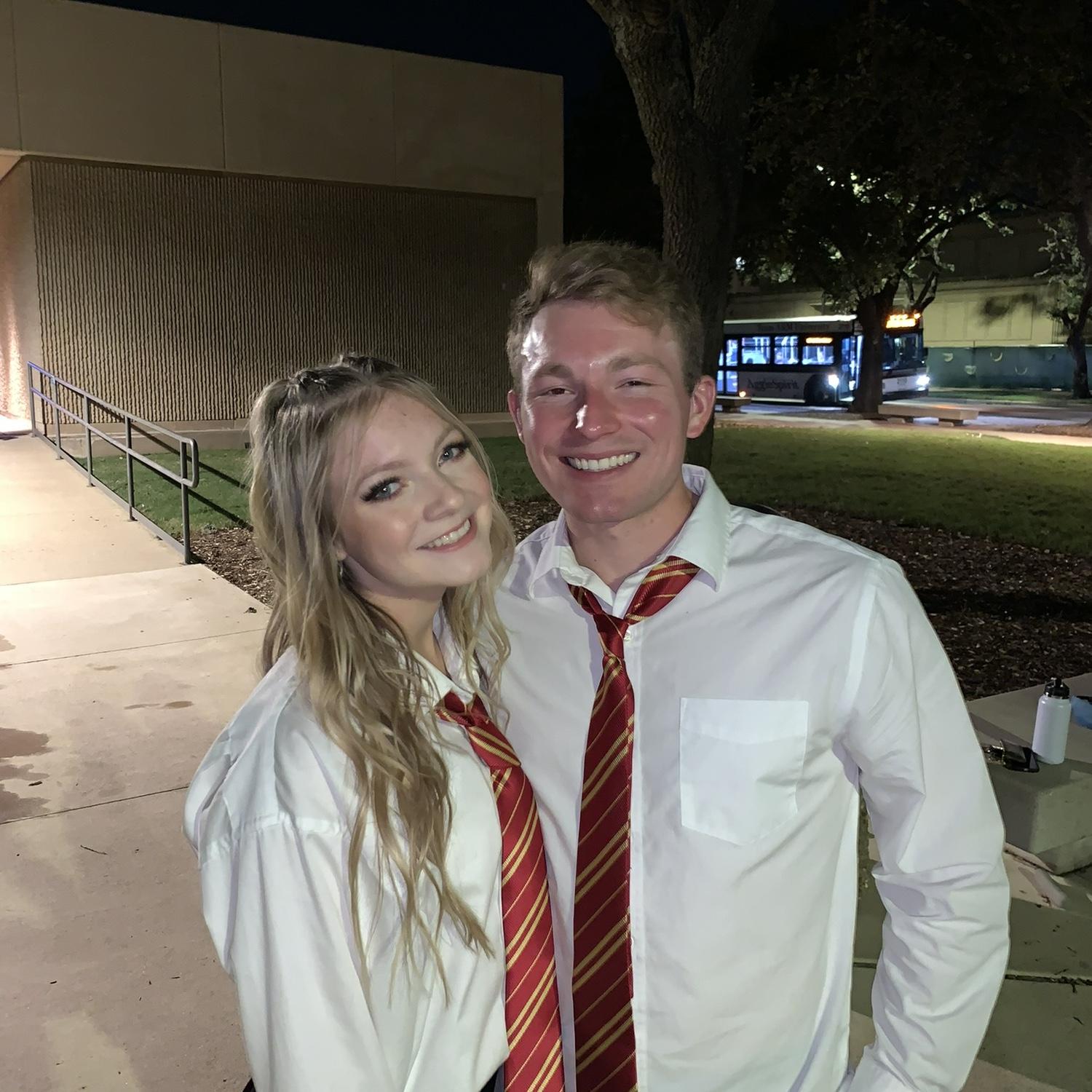Our very first picture together in 2021.