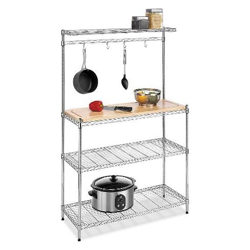Whitmor Baker's Rack with Cutting Board